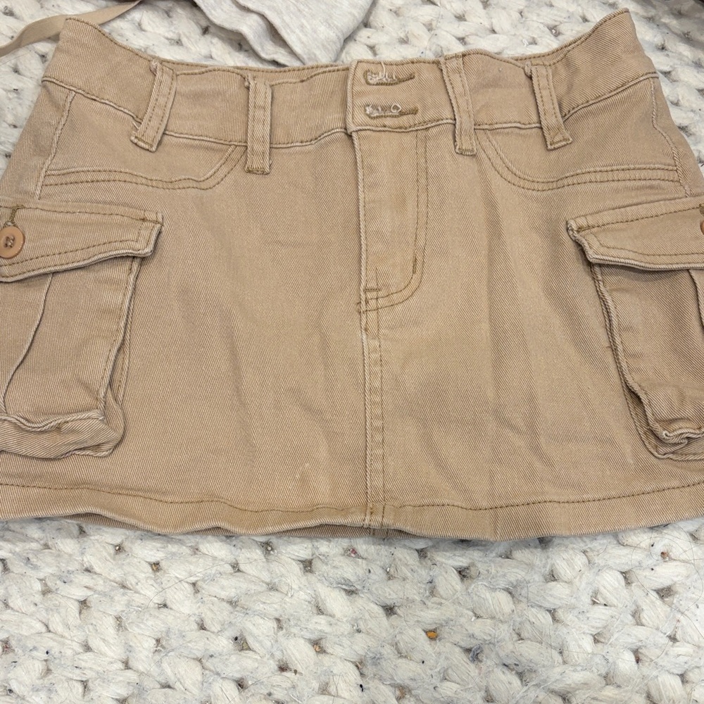 SHEIN Petite Tan Skirt